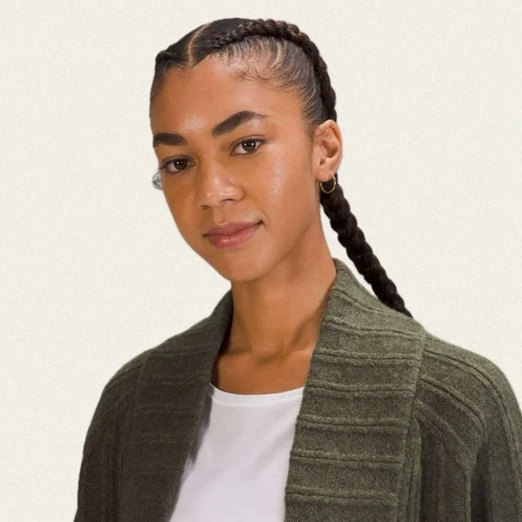 Lululemon Twin Rib Sweater Wrap - Picture 4 of 7